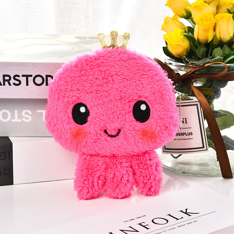 Wholesale Polyester Cartoon Octopus Coin Purse